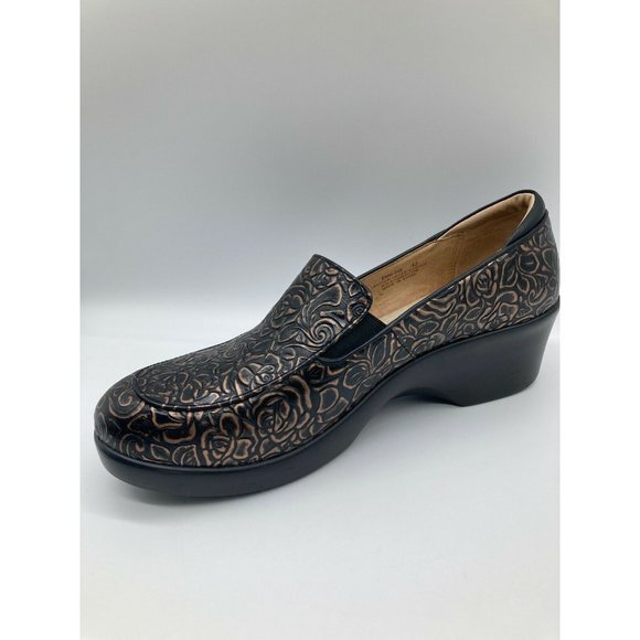 Women's Alegria Emm-548 Bronze Bouquet Clogs - Picture 2 of 8